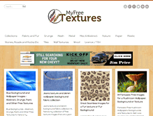 Tablet Screenshot of myfreetextures.com